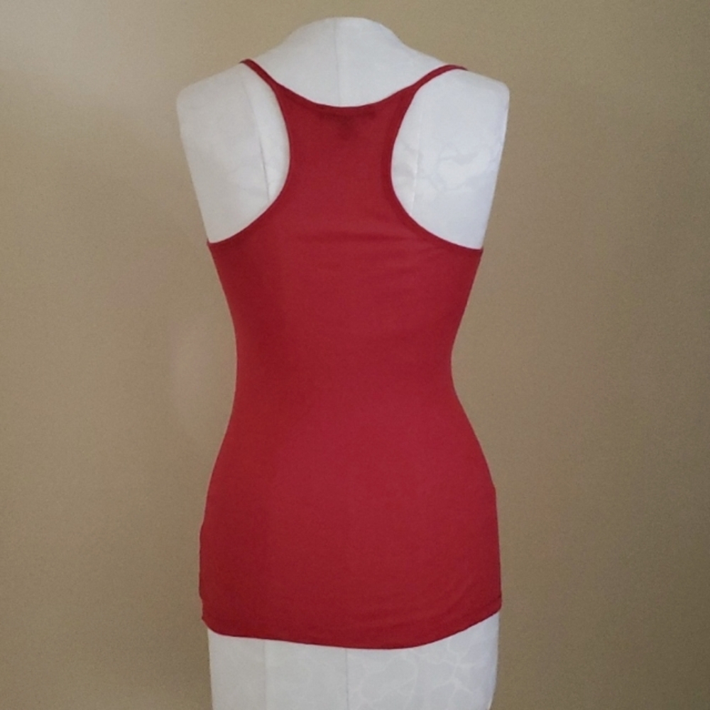 Express Racerback Red Tank Top Size Medium - Picture 5 of 8